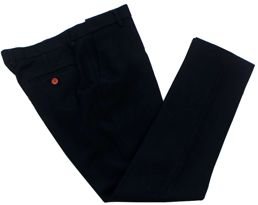 Black Twill Tweed Suit