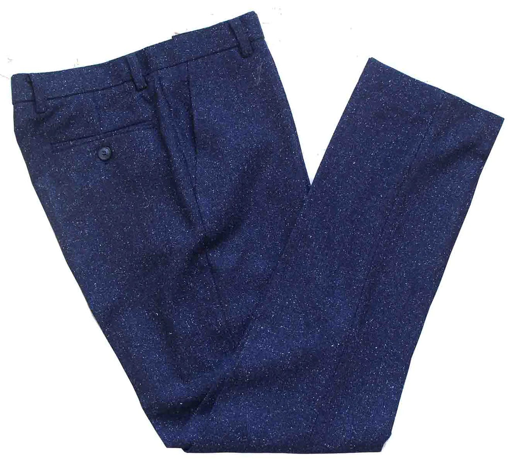 Classic Navy Speckled Tweed Suit