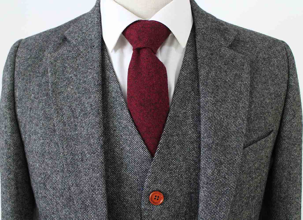 Grey Barleycorn Tweed Suit
