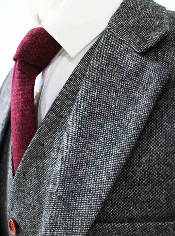 Grey Barleycorn Tweed Suit