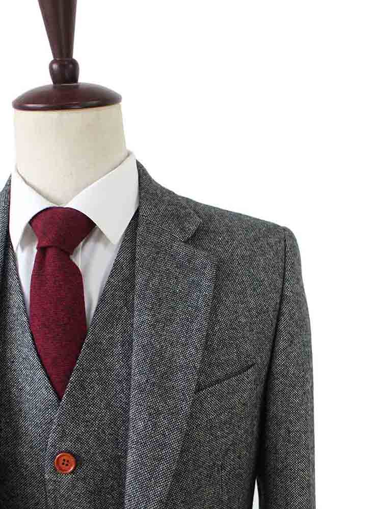 Grey Barleycorn Tweed Suit
