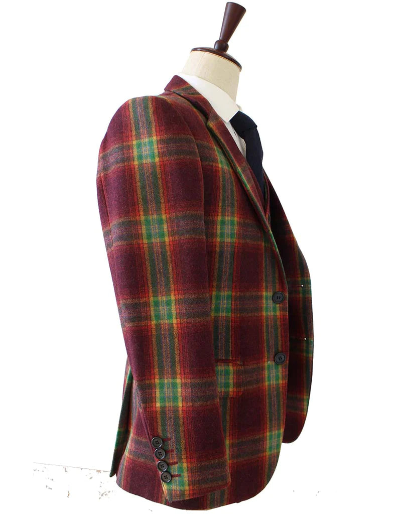 Ainsberry Red Stewart Tartan Tweed Suit