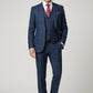 Blue Overcheck Plaid Tweed Suit