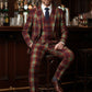 Ainsberry Red Stewart Tartan Tweed Suit
