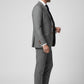 Classic Grey Herringbone Tweed Suit