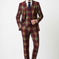 Ainsberry Red Stewart Tartan Tweed Suit