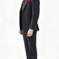 Charcoal Herringbone Tweed Suit