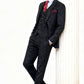 Classic Black Speckled Tweed Suit