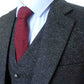 Classic Black Speckled Tweed Suit