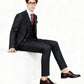 Classic Black Speckled Tweed Suit