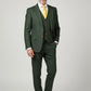 Classic Green Herringbone Tweed Suit