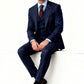 Classic Navy Speckled Tweed Suit