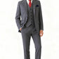 Dark Grey Twill Tweed Suit