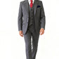 Dark Grey Twill Tweed Suit