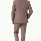 Light Brown Herringbone Tweed Suit