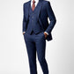 Navy Pinstripe Tweed Suit