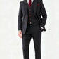 Charcoal Herringbone Tweed Suit