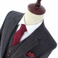 Charcoal Herringbone Tweed Suit