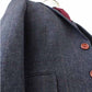 Charcoal Herringbone Tweed Suit