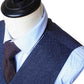 Classic Navy Speckled Tweed Suit