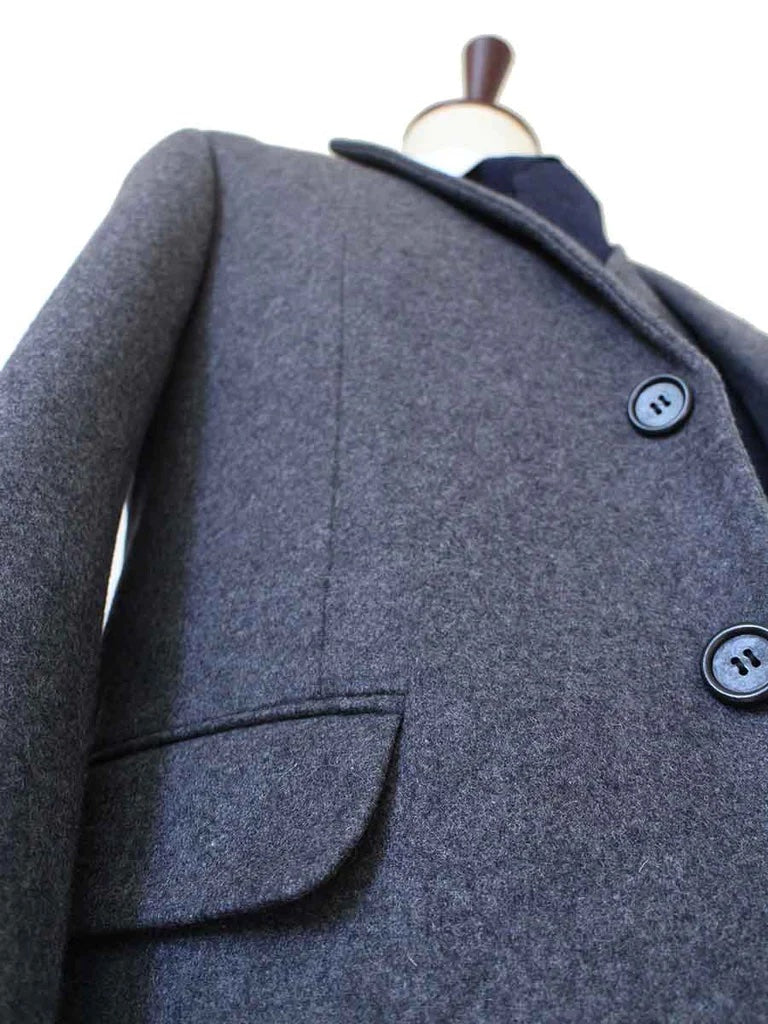 Dark Grey Twill Tweed Suit