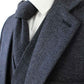 Classic Charcoal Herringbone Tweed Suit