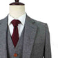 Classic Grey Herringbone Tweed Suit