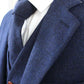 Navy Herringbone Tweed Suit