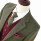 Olive Green Plaid Mix & Match Tweed Suit